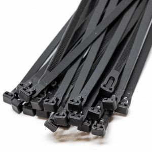 7.6mm Black Releasable Cable Ties