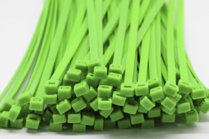 2.5mm x 200mm Light Green Cable Ties 100pcs
