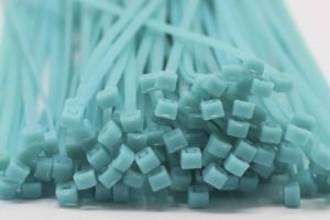 2.5mm x 200mm Sky Blue Cable Ties 100pcs
